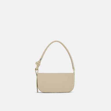 INA MINI POUCHETTE PEBBLE BONE