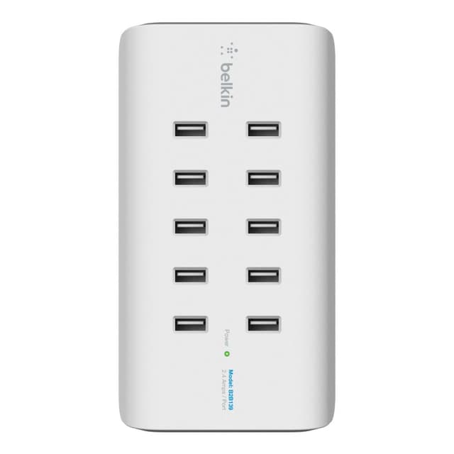 10-Port USB Charging Station