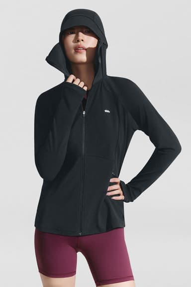 WindGlow – Women’s Windproof UV Protection Sport Jacket  with Hood UPF50+（AFF-Sale）