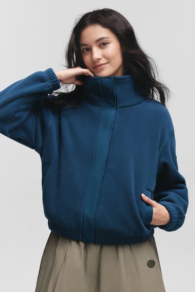 CozyDrift – Women’s Light-Warmth Relaxed-Fit Fleece Jacket（AFF-Sale）