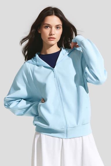 AirShell – Women’s Windproof Sun Protection Zip Hoodie UPF50+（AFF-Sale）