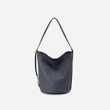 Orukami Convertible Soft Bucket Bag - Embossed Moonlight