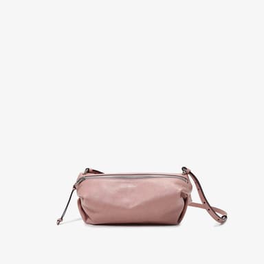 Eua Crossbody Clutch Bag - Distressed Pink