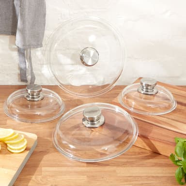 BergHOFF EuroCAST Glass Lid with 18/10 Stainless Steel Knob