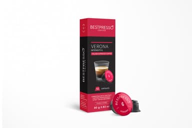compatible with Starbucks Verismo, Caffitaly, CBTL, K-fee systems 80 Pods, Verona