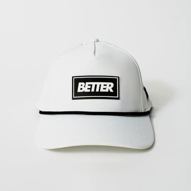 White Performance Cap