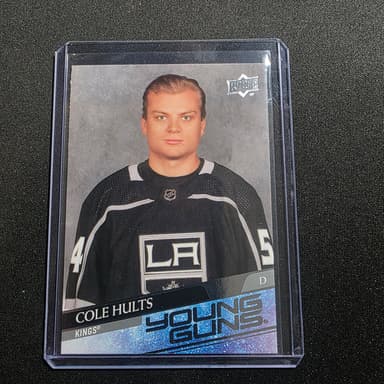 2020-21 UD Extended Cole Hults Young Guns #724 Los Angeles Kings