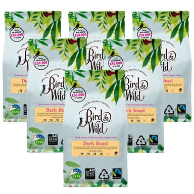 Dark Roast Espresso Fairtrade Organic Coffee - 6x200g