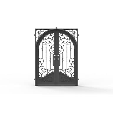 Big Sky 2 - Square-Arch (Cold Weather + Thermal Break) | Wrought Iron Door