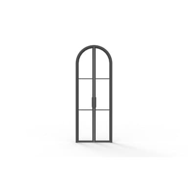 Light 3 Interior - Double - Arch | Steel Interior Door