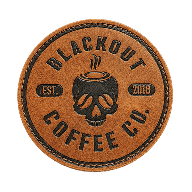 Blackout Leather Morale Patch