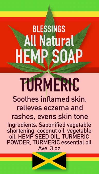 Hemp Turmeric Soap