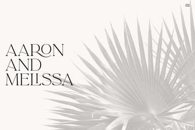 Aaron Wedding Website