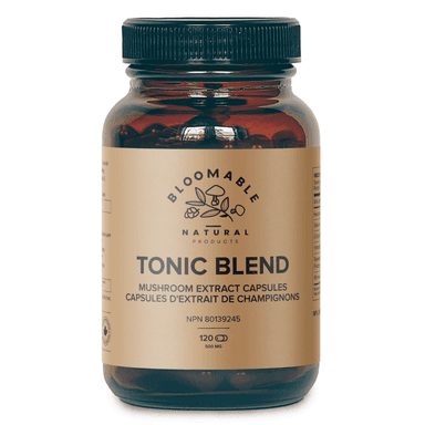 Tonic Blend Capsules - Lion's Mane, Turkey Tail, Reishi, Chaga and Cordyceps Extract Mushroom Capsules (120 capsules)