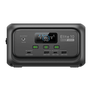 BLUETTI Elite 10 Mini Power Station | 200W 128Wh | UK Plug