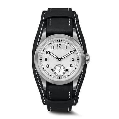 HOU H1 - Vintage Field Watch Automatic | White