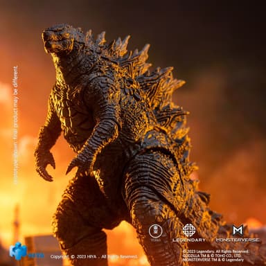 HIYA 7 Inch GODZILLA VS KONG Godzilla Reissue