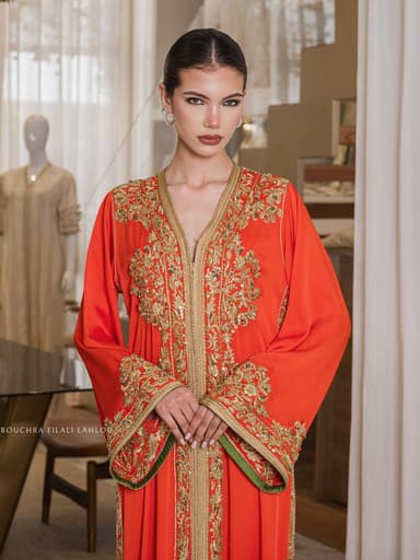 Marigold Ember – One-Piece Kaftan