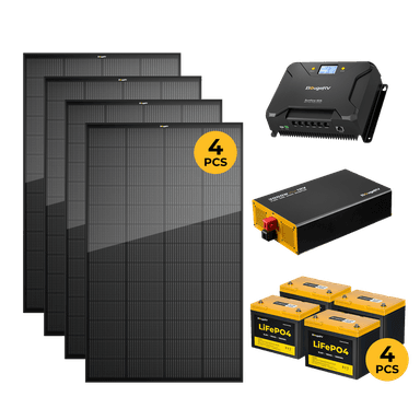 BougeRV 12V 800W ShadePower Rigid Solar System Kit