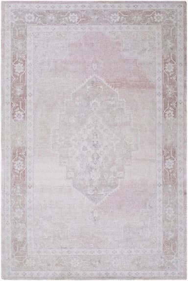Khalon Pink Traditional Area Rug