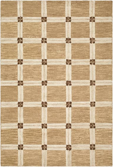 Ambikapur Modern Art Deco Handmade Area Rug