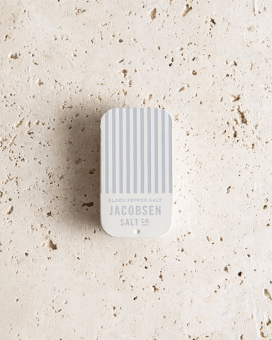 Jacobsen Infused Black Pepper Salt Tin