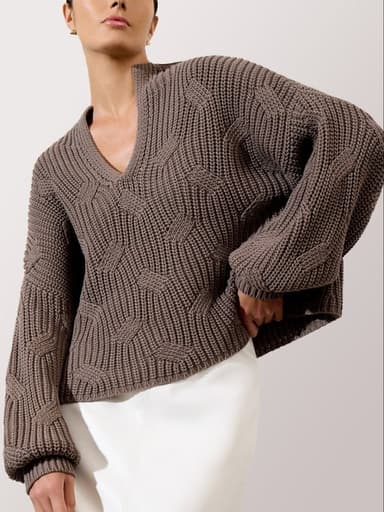 The Grayson Cable Pullover