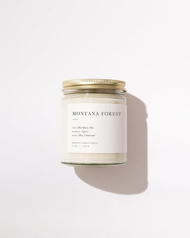 Montana Forest Jar Candle