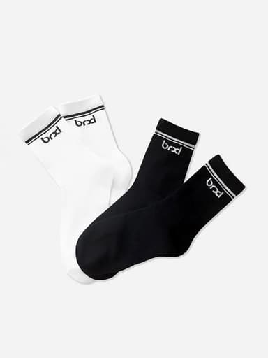 Unisex Half-Crew Throwback Sock
