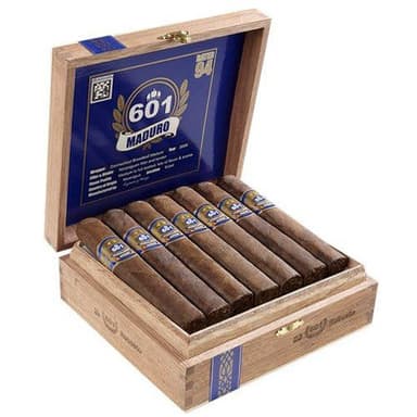 601  Maduro Robusto Cigars 20Ct. Blue Box-Pressed