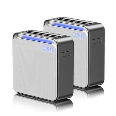BURTRAN A31 H14 HEPA Air Purifier for Home Large Room Bedroom up to 1360ft²,Ultra-Quiet Sleep Modes, Nano-Oxy Negative Ions,PM2.5 & TVOC Smart Monitor, 5-Stage 