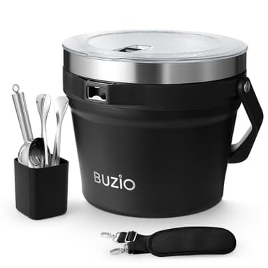 7.4 Qt/7 L Insulated Ice Bucket with Lid and Scoop & Tongs for Parties