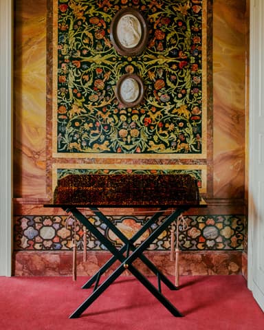 Tortoiseshell Plexiglas Bar Tray Table by Giuseppe Porcelli