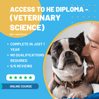Online Access to Higher Education Diploma (Veterinary Science) Ref. 400/1344/3