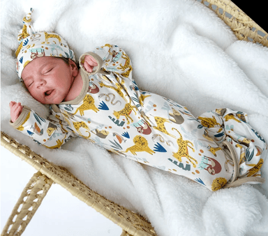 Jungle Friends Hat & Gown Gift Set