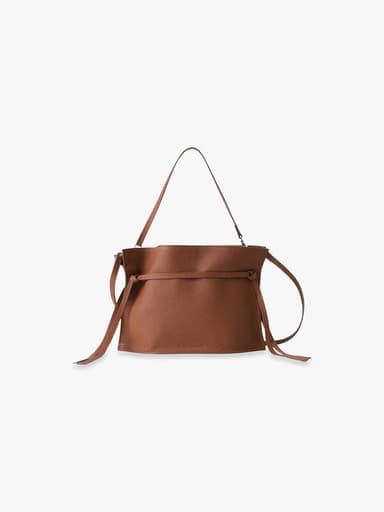 Cleo Pochette (Tan) - Pebble