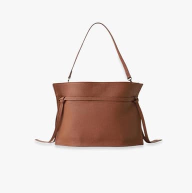 Cleo Pochette (Large) - Tan Pebble