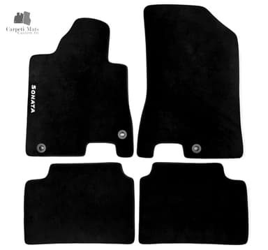 Carpet Car Floor Mats Velour for Hyundai Sonata 2021->