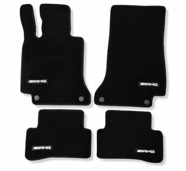 Carpet Car Floor Mats Velour for Mercedes C Class 2014-2020 AMG
