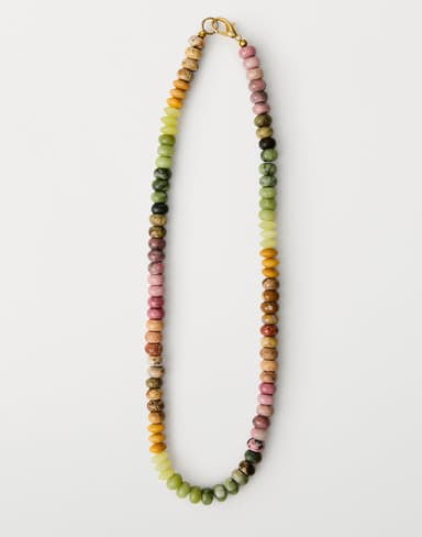 Rainbow Natural Stone Necklace