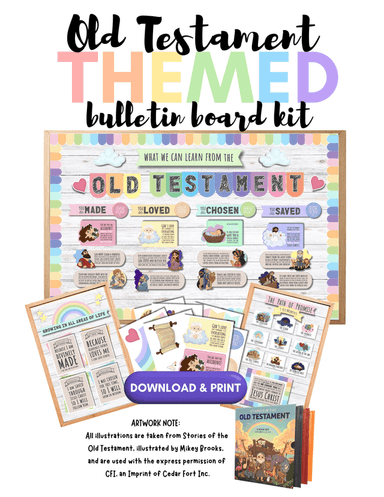 Old Testament Primary Bulletin Kit
