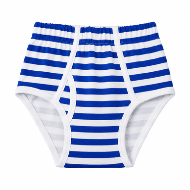 Boys Blue Stripe Fine Cotton Panty
