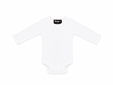 Baby Ribbed Tank Onesie – Soft Stretch Cotton Long Sleeve White Bodysuit, 2pk