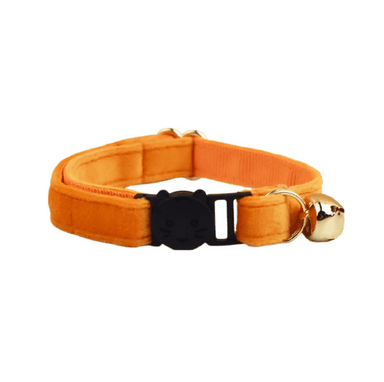 Anypet Small Sunset Orange Cat Collar with Safety Buckle, Bell & Durable Adjustable Strap – Stylish Comfortable Pet Accessory for Cats