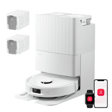 Roborock Qrevo S Pro Set Saug- und Wischroboter – Saugkraft von 18.500 Pa und Multifunktions-Dockingstation