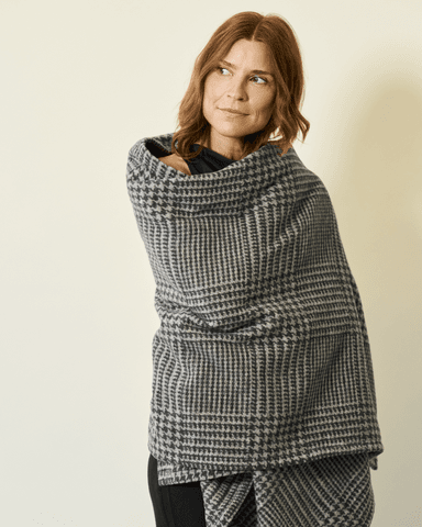 Katama Plaid Ash Shawl