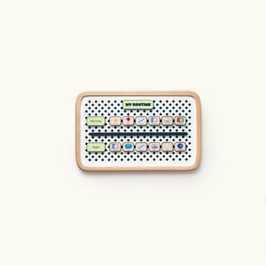Small Springboard—Wood with Morning Night Tiles