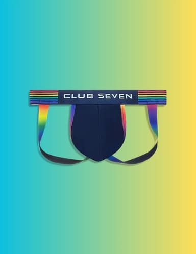 Rainbow Pride Navy Jockstraps