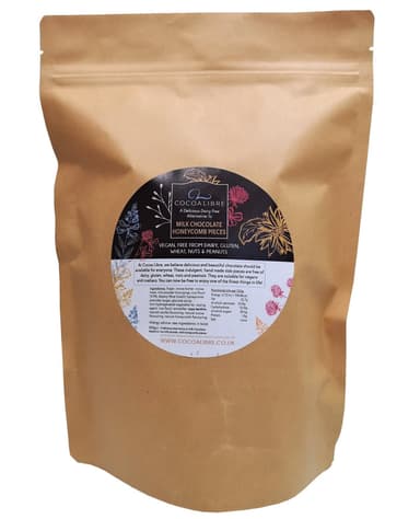 Honeycomb Rice Milk Chocolate Broken Pieces bag | 500g Dairy Free Vegan