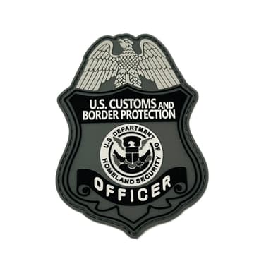 CBP Officer U.S. Customs and Border Protection PVC Patch